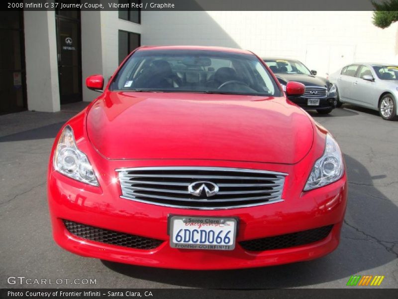 Vibrant Red / Graphite 2008 Infiniti G 37 Journey Coupe