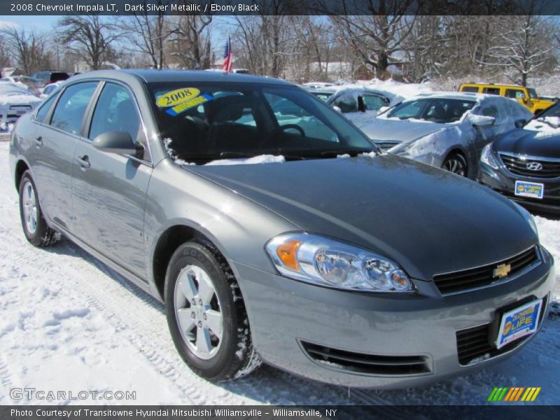 Dark Silver Metallic / Ebony Black 2008 Chevrolet Impala LT