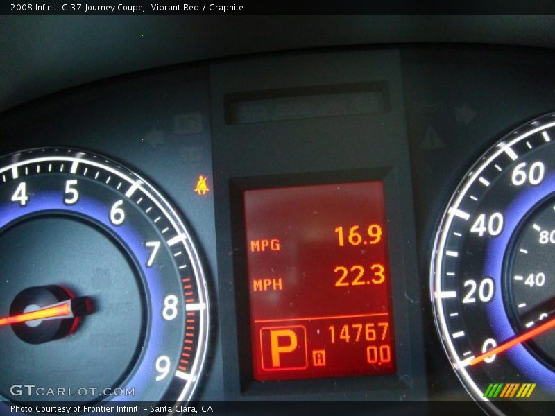 Vibrant Red / Graphite 2008 Infiniti G 37 Journey Coupe
