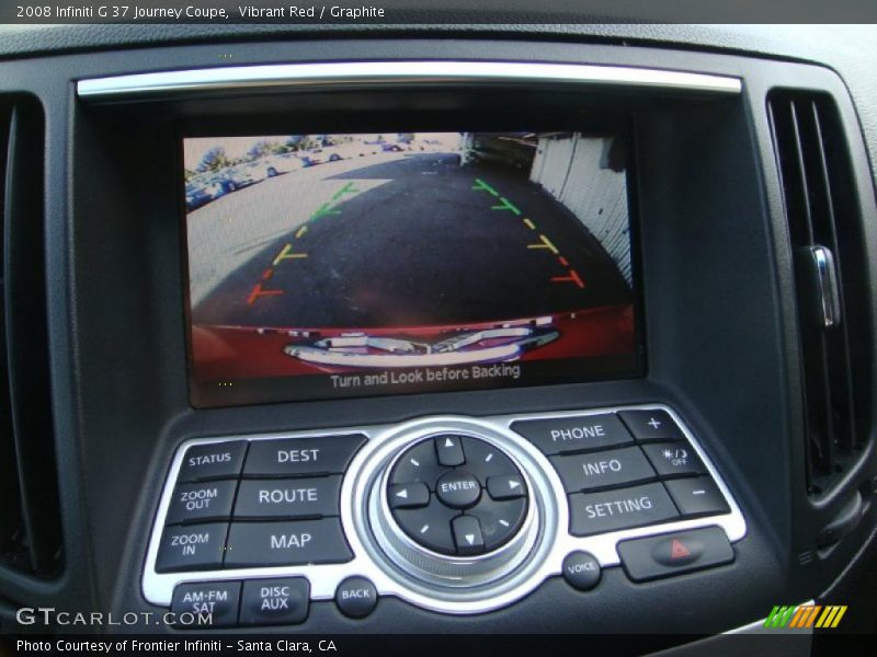 Vibrant Red / Graphite 2008 Infiniti G 37 Journey Coupe