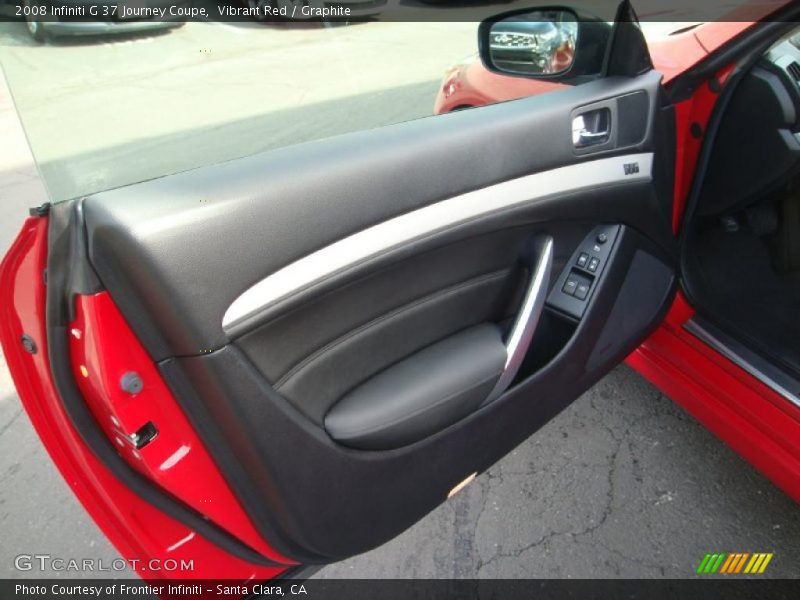 Vibrant Red / Graphite 2008 Infiniti G 37 Journey Coupe