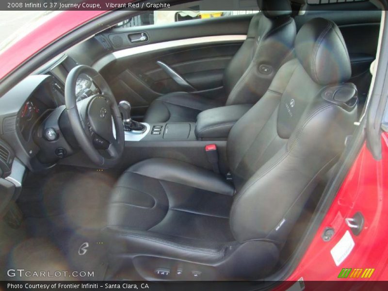 Vibrant Red / Graphite 2008 Infiniti G 37 Journey Coupe