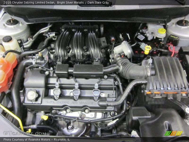  2010 Sebring Limited Sedan Engine - 2.7 Liter Flex-Fuel DOHC 24-Valve V6