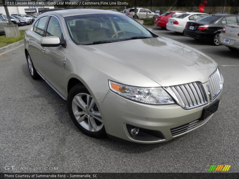 Gold Leaf Metallic / Cashmere/Fine Line Ebony 2010 Lincoln MKS FWD