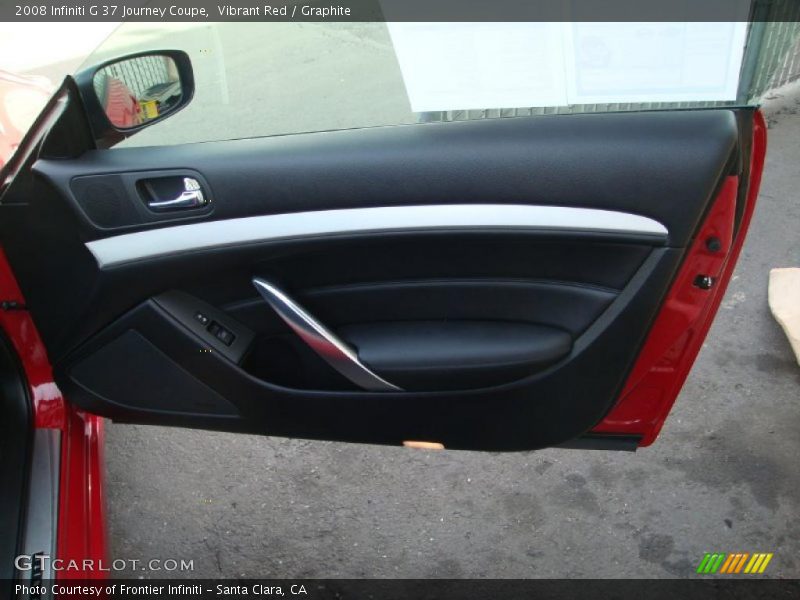 Vibrant Red / Graphite 2008 Infiniti G 37 Journey Coupe