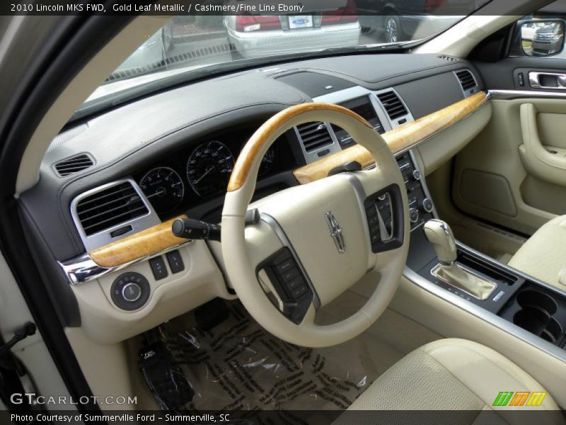 Gold Leaf Metallic / Cashmere/Fine Line Ebony 2010 Lincoln MKS FWD