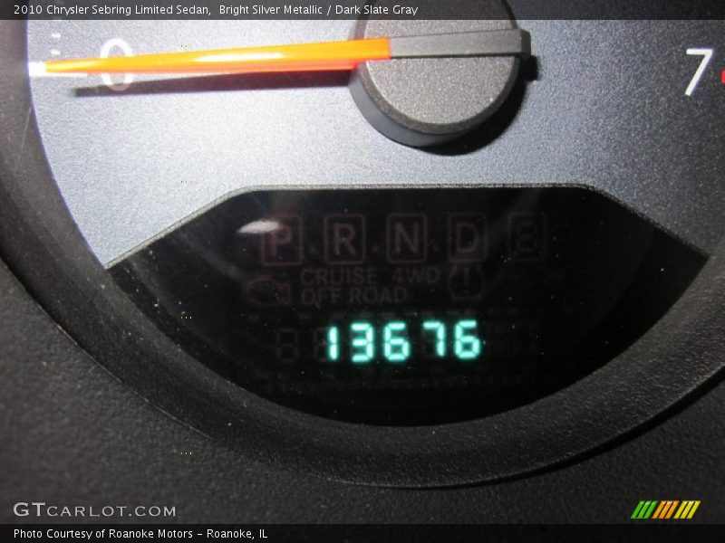 Bright Silver Metallic / Dark Slate Gray 2010 Chrysler Sebring Limited Sedan