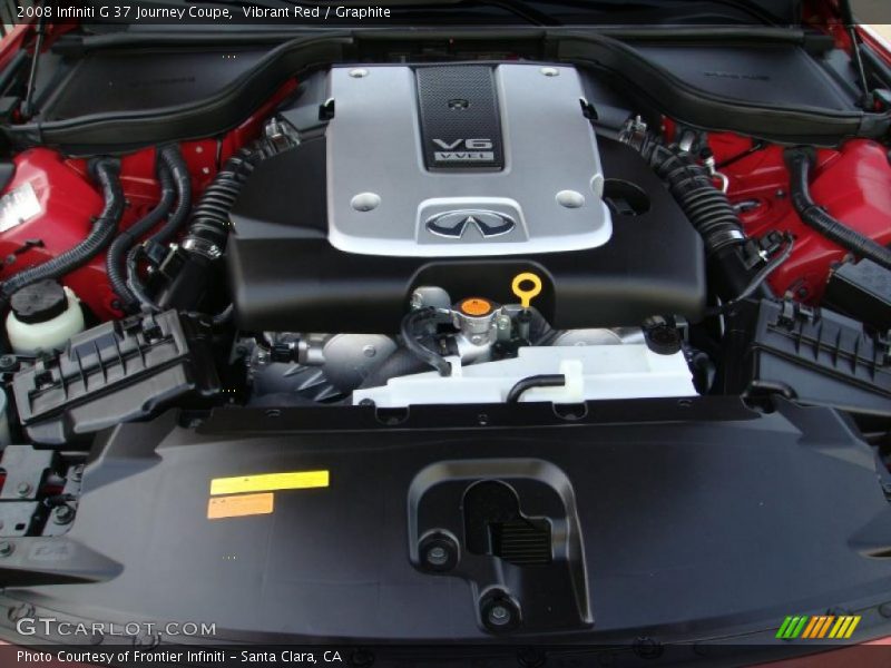 Vibrant Red / Graphite 2008 Infiniti G 37 Journey Coupe