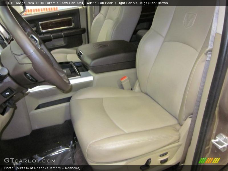 Austin Tan Pearl / Light Pebble Beige/Bark Brown 2010 Dodge Ram 1500 Laramie Crew Cab 4x4