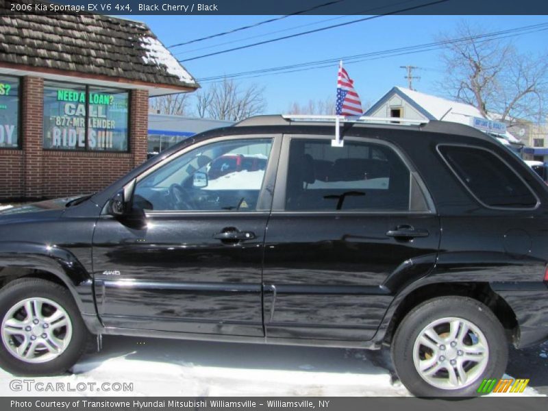 Black Cherry / Black 2006 Kia Sportage EX V6 4x4