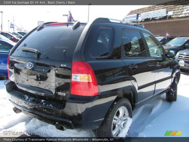 Black Cherry / Black 2006 Kia Sportage EX V6 4x4