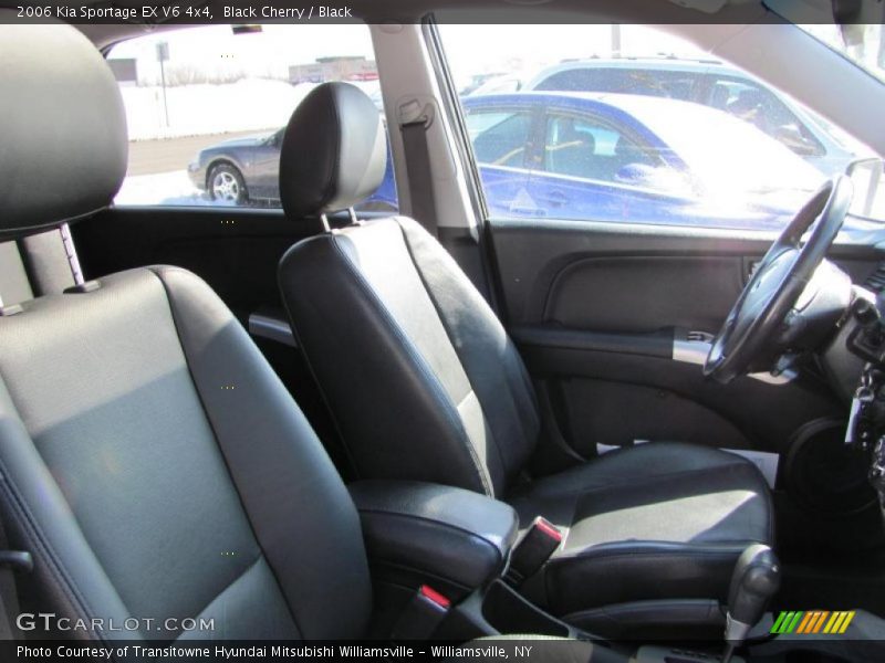 Black Cherry / Black 2006 Kia Sportage EX V6 4x4