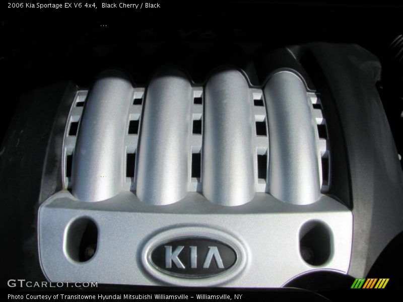Black Cherry / Black 2006 Kia Sportage EX V6 4x4
