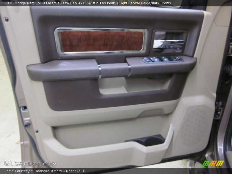 Austin Tan Pearl / Light Pebble Beige/Bark Brown 2010 Dodge Ram 1500 Laramie Crew Cab 4x4