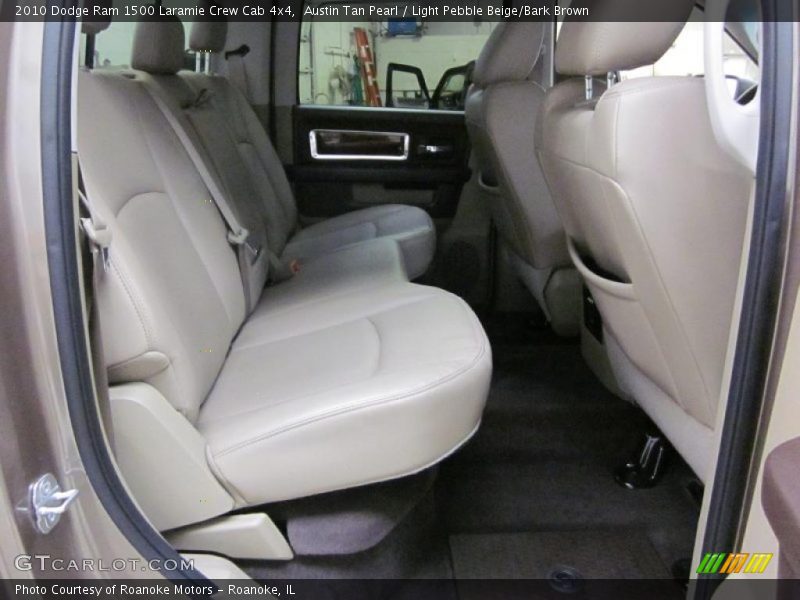 Austin Tan Pearl / Light Pebble Beige/Bark Brown 2010 Dodge Ram 1500 Laramie Crew Cab 4x4
