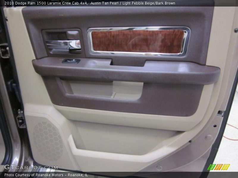 Austin Tan Pearl / Light Pebble Beige/Bark Brown 2010 Dodge Ram 1500 Laramie Crew Cab 4x4