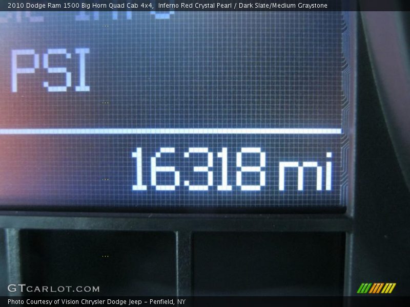 Inferno Red Crystal Pearl / Dark Slate/Medium Graystone 2010 Dodge Ram 1500 Big Horn Quad Cab 4x4
