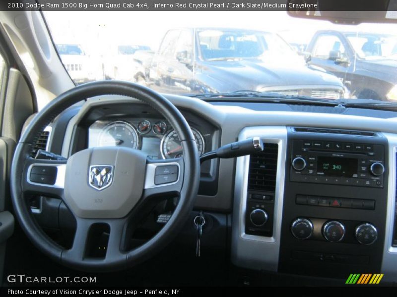Inferno Red Crystal Pearl / Dark Slate/Medium Graystone 2010 Dodge Ram 1500 Big Horn Quad Cab 4x4