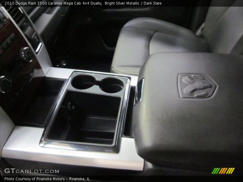 Bright Silver Metallic / Dark Slate 2010 Dodge Ram 3500 Laramie Mega Cab 4x4 Dually