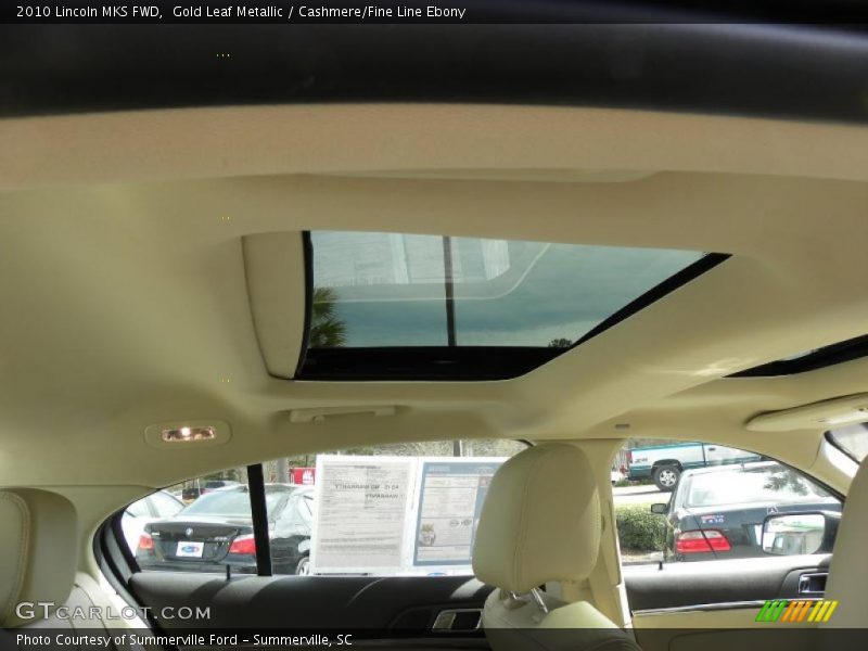 Gold Leaf Metallic / Cashmere/Fine Line Ebony 2010 Lincoln MKS FWD
