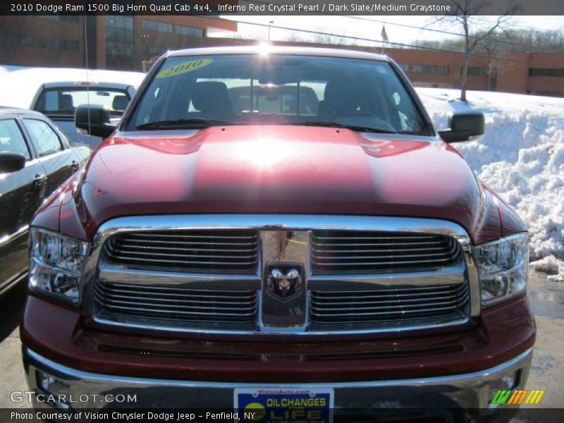Inferno Red Crystal Pearl / Dark Slate/Medium Graystone 2010 Dodge Ram 1500 Big Horn Quad Cab 4x4