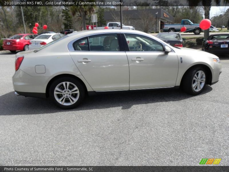 Gold Leaf Metallic / Cashmere/Fine Line Ebony 2010 Lincoln MKS FWD