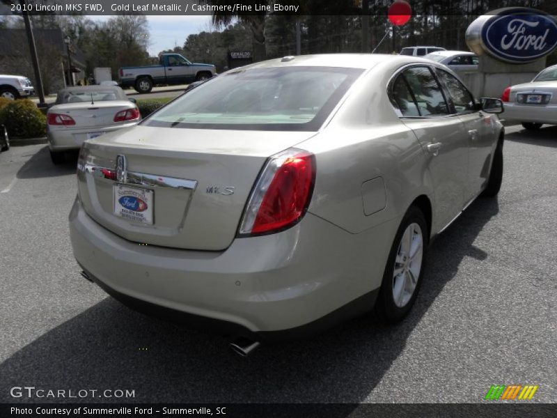 Gold Leaf Metallic / Cashmere/Fine Line Ebony 2010 Lincoln MKS FWD