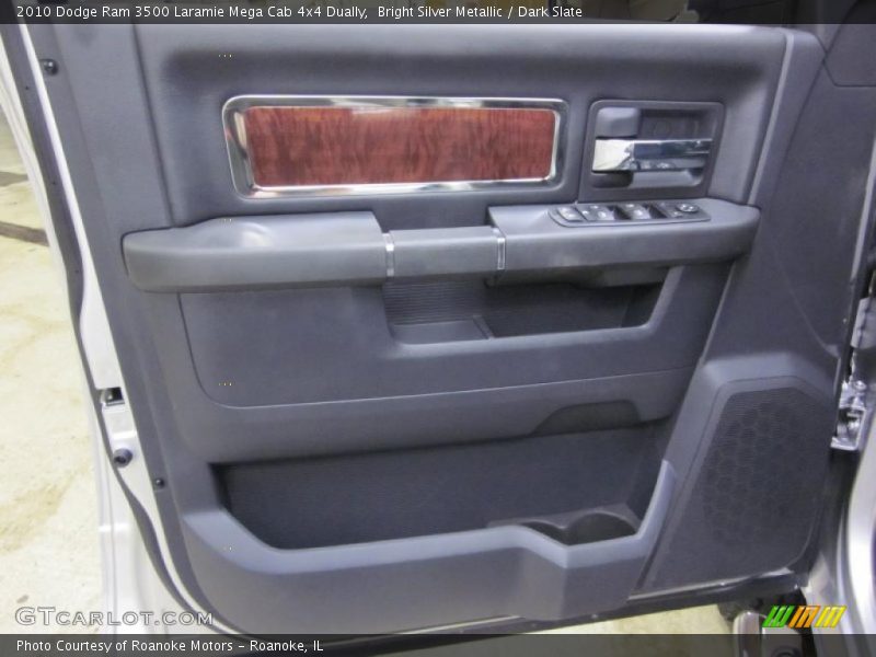 Bright Silver Metallic / Dark Slate 2010 Dodge Ram 3500 Laramie Mega Cab 4x4 Dually