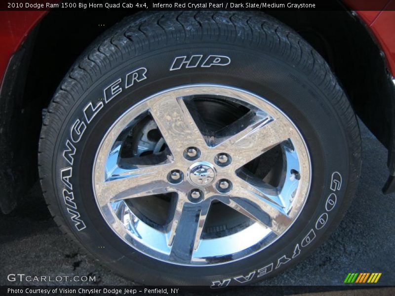 Inferno Red Crystal Pearl / Dark Slate/Medium Graystone 2010 Dodge Ram 1500 Big Horn Quad Cab 4x4
