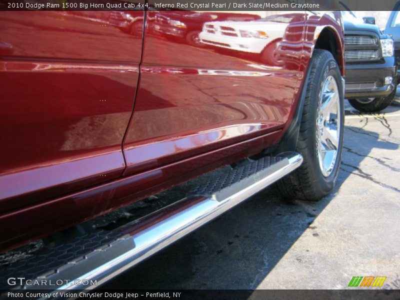 Inferno Red Crystal Pearl / Dark Slate/Medium Graystone 2010 Dodge Ram 1500 Big Horn Quad Cab 4x4