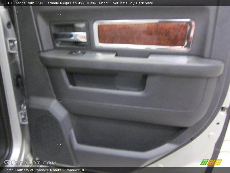 Bright Silver Metallic / Dark Slate 2010 Dodge Ram 3500 Laramie Mega Cab 4x4 Dually