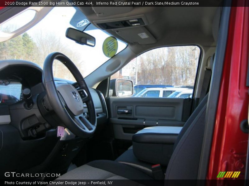 Inferno Red Crystal Pearl / Dark Slate/Medium Graystone 2010 Dodge Ram 1500 Big Horn Quad Cab 4x4