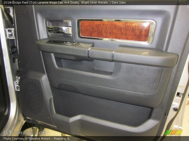 Bright Silver Metallic / Dark Slate 2010 Dodge Ram 3500 Laramie Mega Cab 4x4 Dually