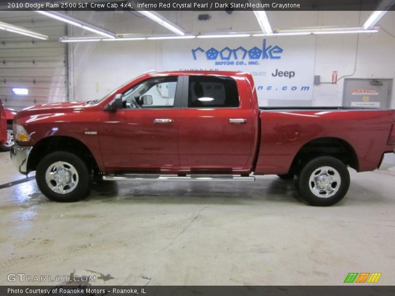 Inferno Red Crystal Pearl / Dark Slate/Medium Graystone 2010 Dodge Ram 2500 SLT Crew Cab 4x4