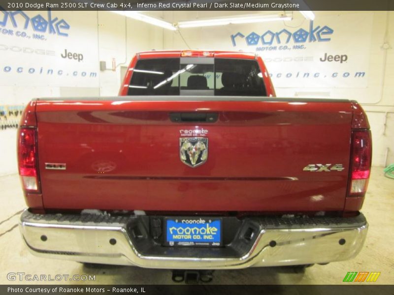 Inferno Red Crystal Pearl / Dark Slate/Medium Graystone 2010 Dodge Ram 2500 SLT Crew Cab 4x4