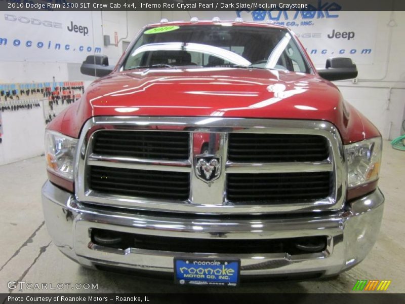 Inferno Red Crystal Pearl / Dark Slate/Medium Graystone 2010 Dodge Ram 2500 SLT Crew Cab 4x4