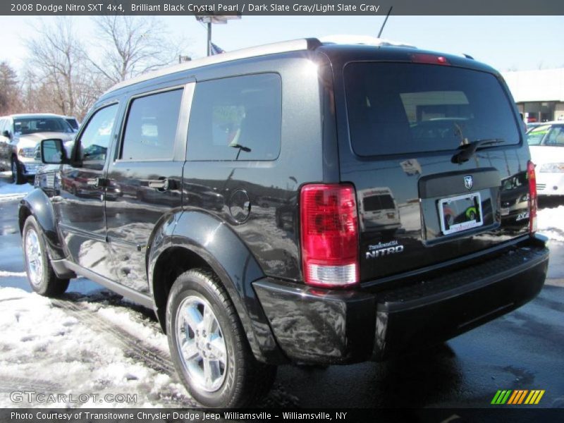 Brilliant Black Crystal Pearl / Dark Slate Gray/Light Slate Gray 2008 Dodge Nitro SXT 4x4