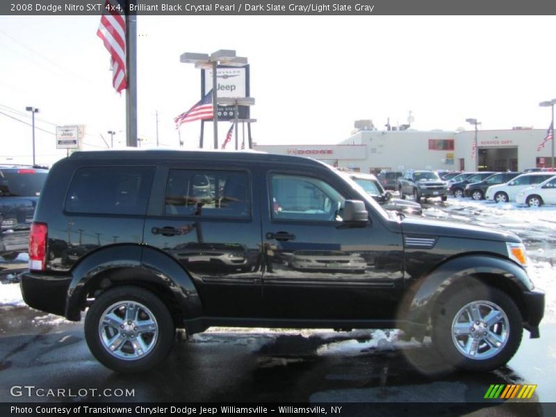 Brilliant Black Crystal Pearl / Dark Slate Gray/Light Slate Gray 2008 Dodge Nitro SXT 4x4
