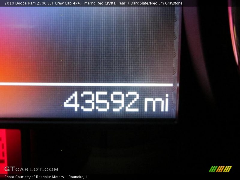 Inferno Red Crystal Pearl / Dark Slate/Medium Graystone 2010 Dodge Ram 2500 SLT Crew Cab 4x4