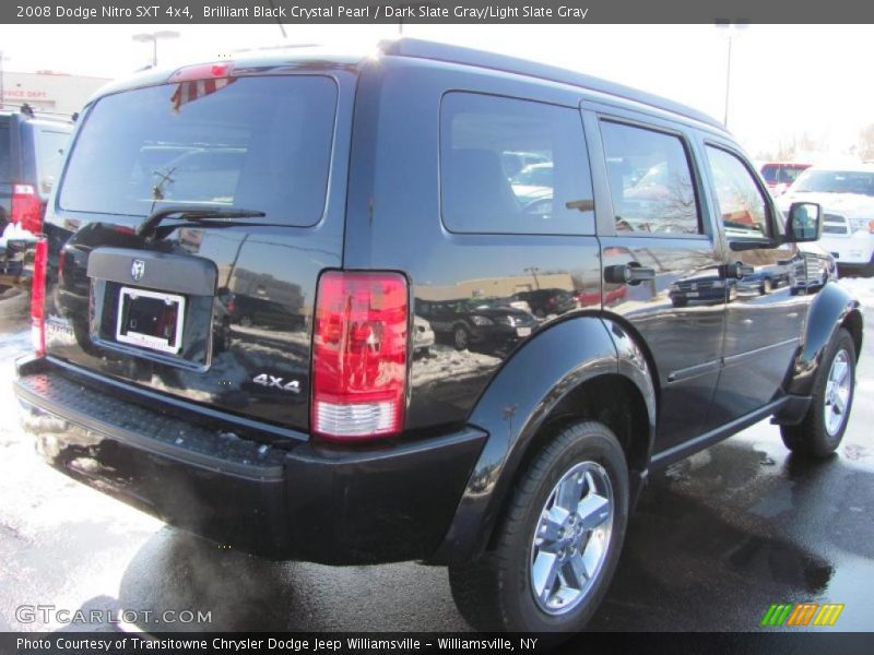 Brilliant Black Crystal Pearl / Dark Slate Gray/Light Slate Gray 2008 Dodge Nitro SXT 4x4