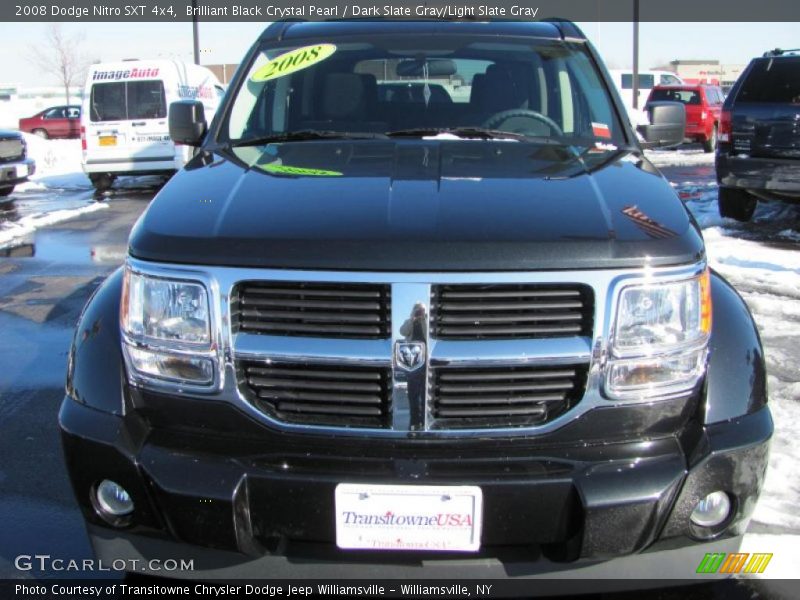 Brilliant Black Crystal Pearl / Dark Slate Gray/Light Slate Gray 2008 Dodge Nitro SXT 4x4