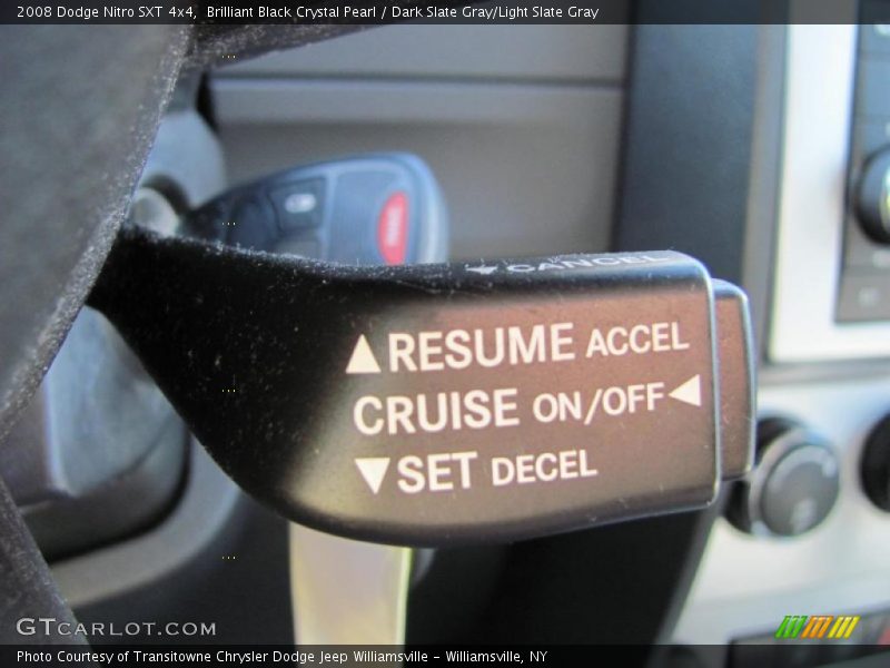 Brilliant Black Crystal Pearl / Dark Slate Gray/Light Slate Gray 2008 Dodge Nitro SXT 4x4