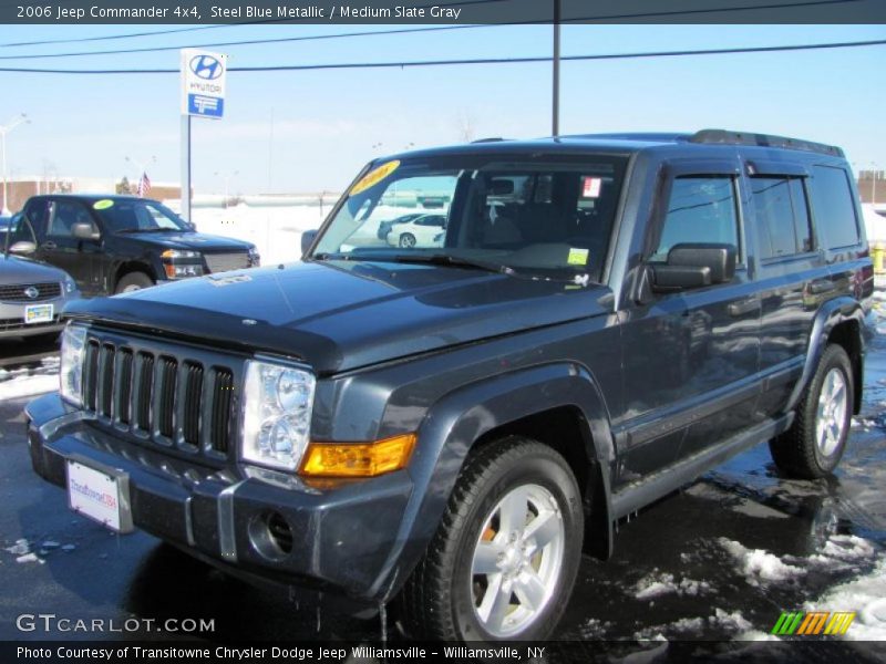 Steel Blue Metallic / Medium Slate Gray 2006 Jeep Commander 4x4