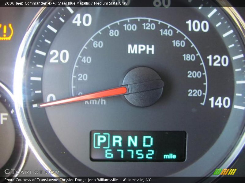 Steel Blue Metallic / Medium Slate Gray 2006 Jeep Commander 4x4