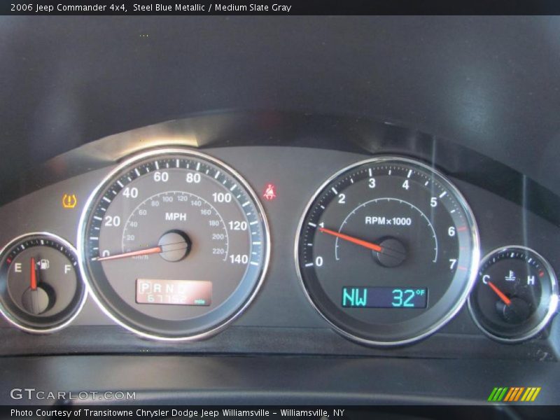 Steel Blue Metallic / Medium Slate Gray 2006 Jeep Commander 4x4