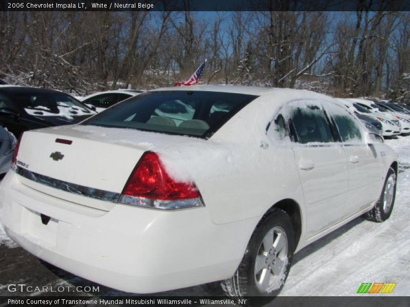 White / Neutral Beige 2006 Chevrolet Impala LT
