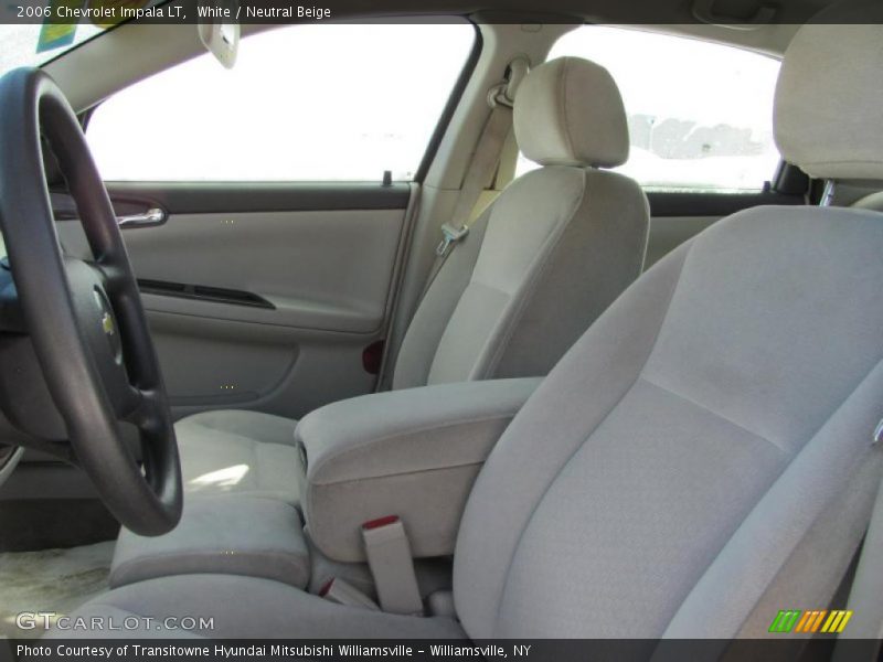 White / Neutral Beige 2006 Chevrolet Impala LT
