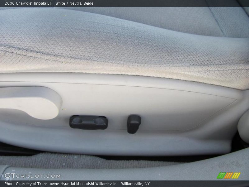 White / Neutral Beige 2006 Chevrolet Impala LT