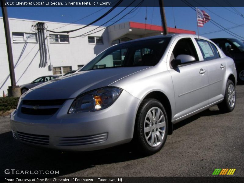 Silver Ice Metallic / Ebony 2010 Chevrolet Cobalt LT Sedan