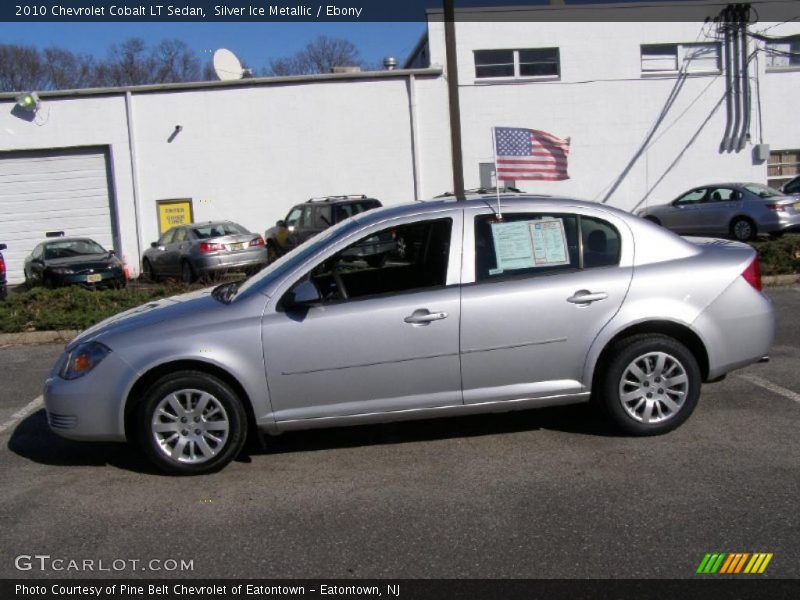 Silver Ice Metallic / Ebony 2010 Chevrolet Cobalt LT Sedan
